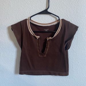 Urban Outfitters Seamless Brown Top